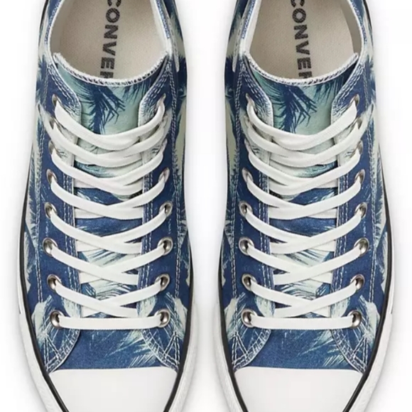 Converse Chuck Taylor All Star High-Top Sneaker-Palm Trees, Men's 9/Women's 11 - Picture 3 of 4